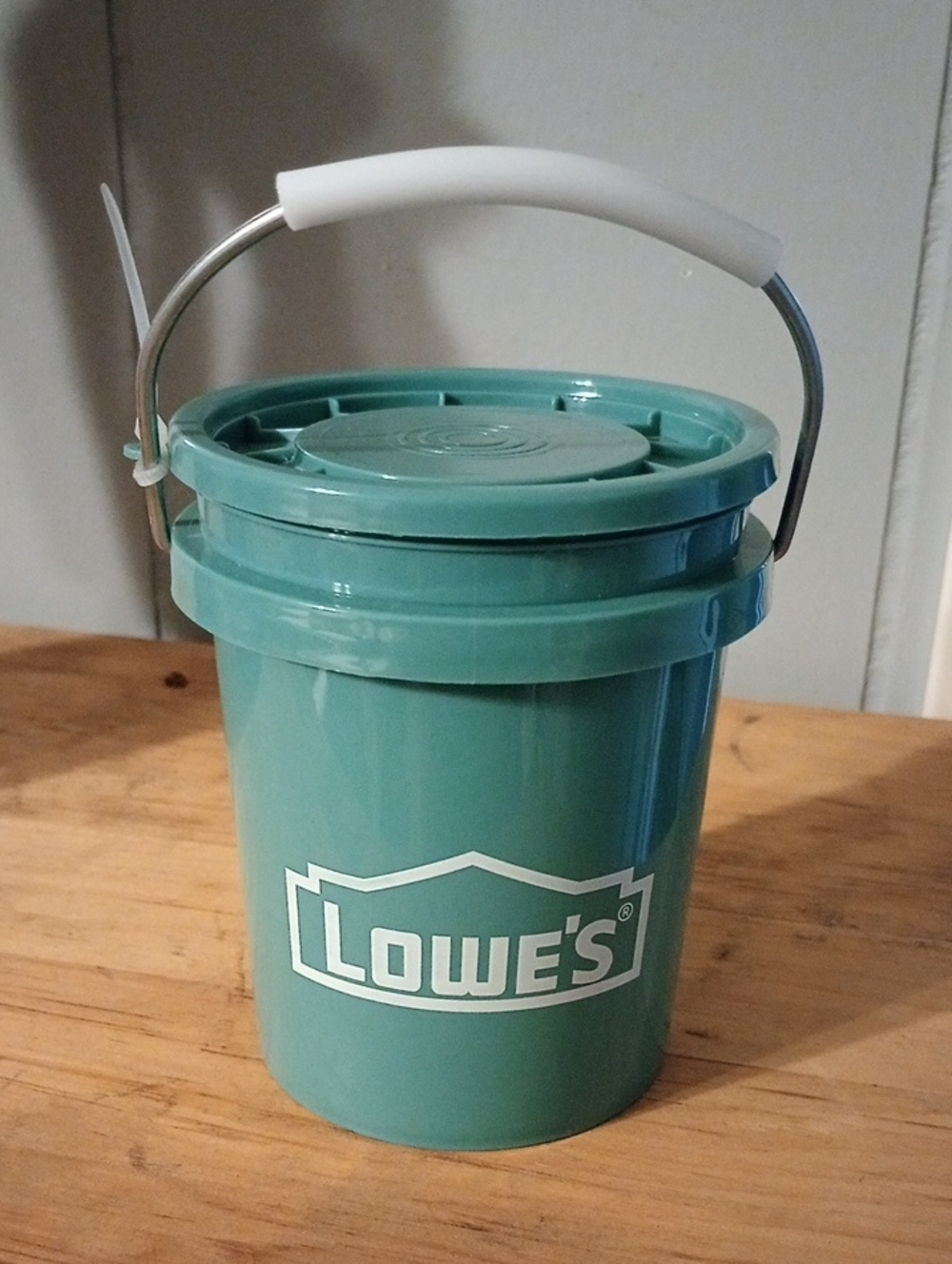 Lowe's Teal Mini Food Safe Bucket NWT